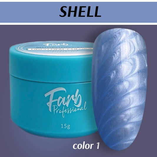 FARB SHELL #1 color  gel, (15ml)