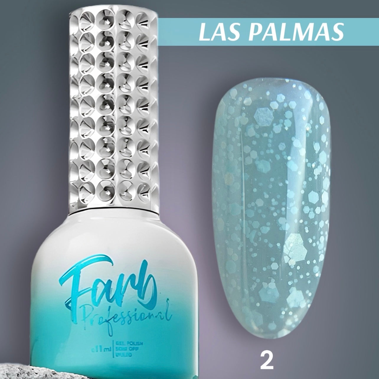 FARB LAS PALMAS #2 UV/LED Gel Color, 11ml