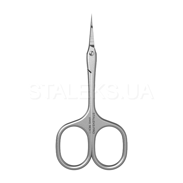 STALEKS PRO CUTICLE SCISSORS “BALLERINA” UNIQ 10 TYPE 3, SQ-10/3