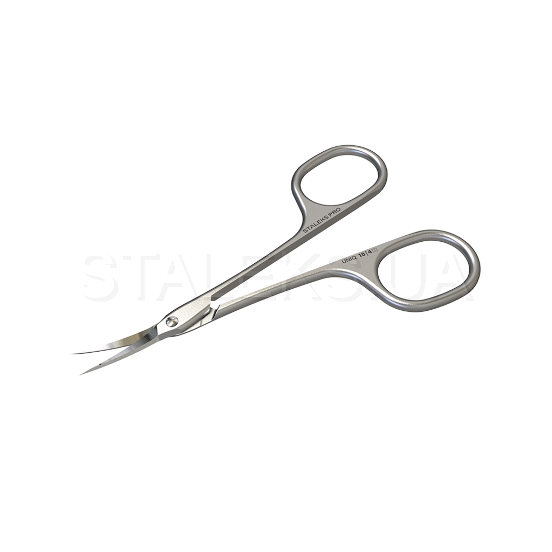 STALEKS PRO CUTICLE SCISSORS “BALLERINA” UNIQ 10 TYPE 4, SQ-10/4