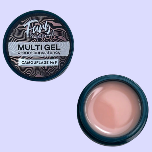 FARB  CAMOUFLAGE MULTI UV GEL (15ml) #9