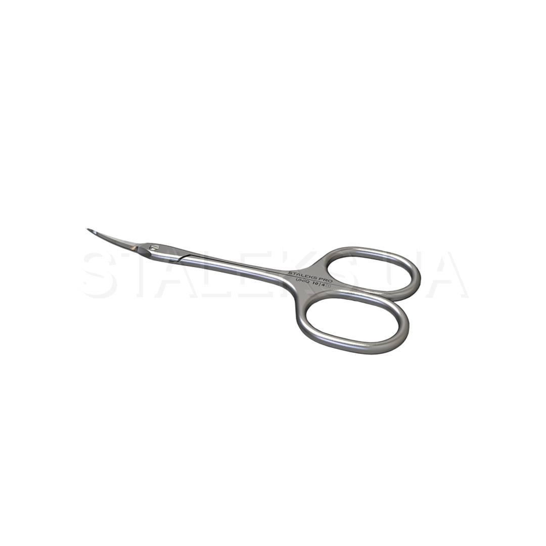 STALEKS PRO CUTICLE SCISSORS “BALLERINA” UNIQ 10 TYPE 4, SQ-10/4