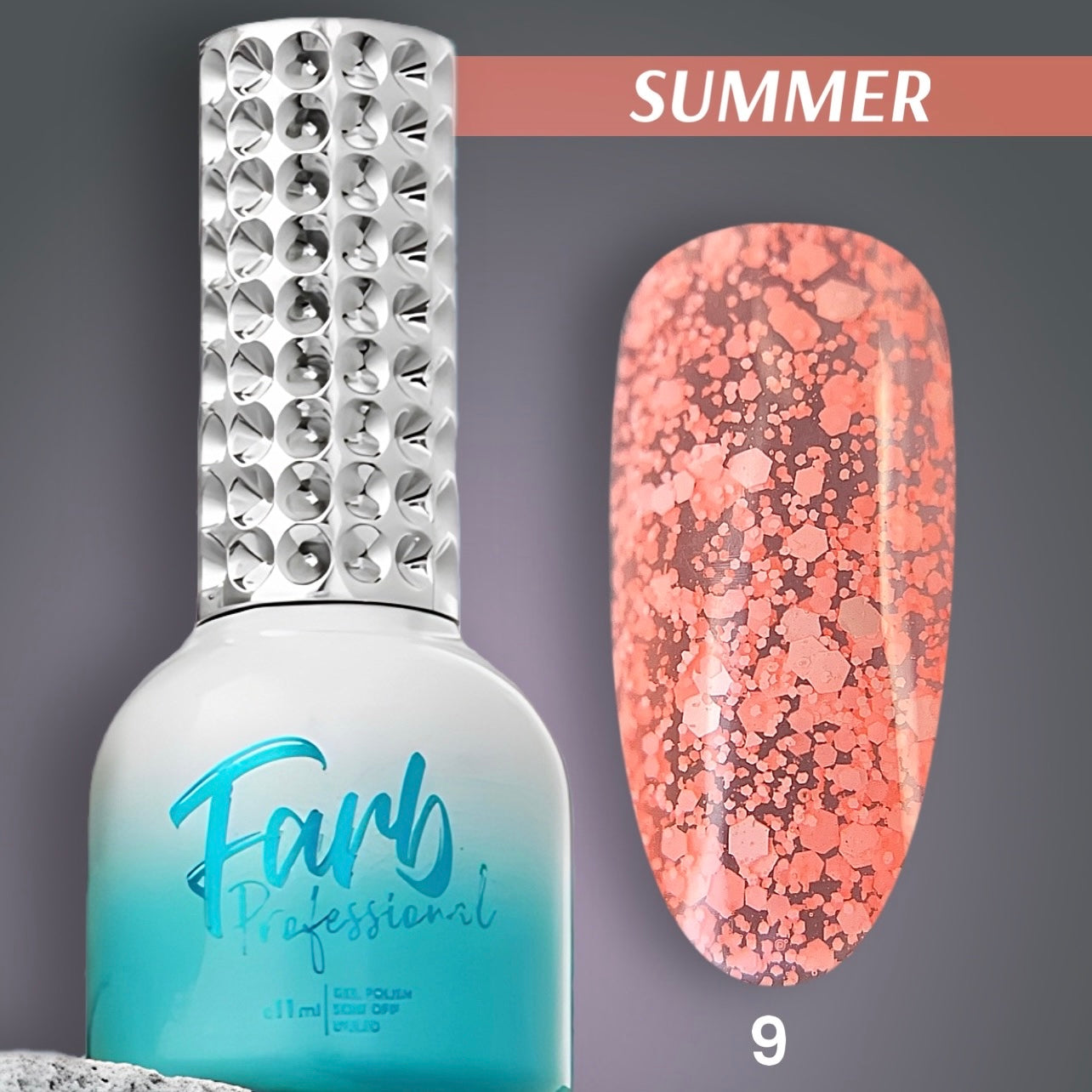 FARB Professional UV/LED Gel Color Summer 9