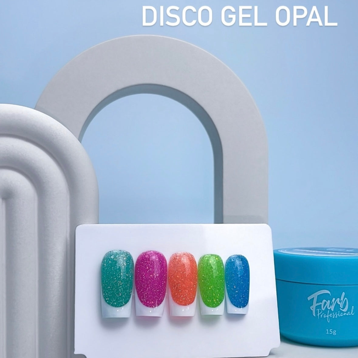 FARB DISCO OPAL #6 Reflective Gel. (15ml)