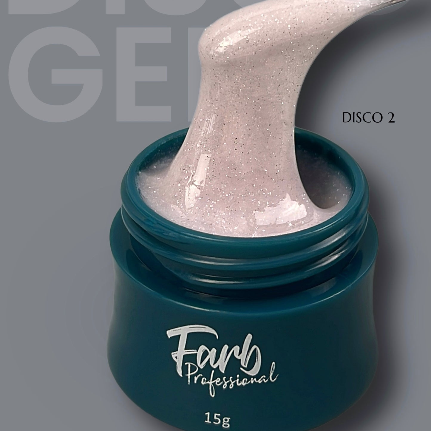 FARB  DISCO FLASH UV GEL, hard (15g), Tone #2