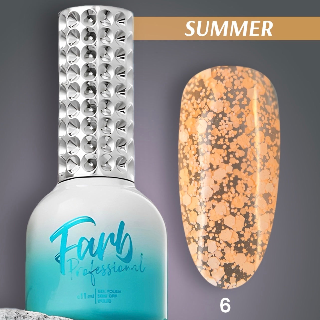 FARB Professional UV/LED Gel Color Summer 6