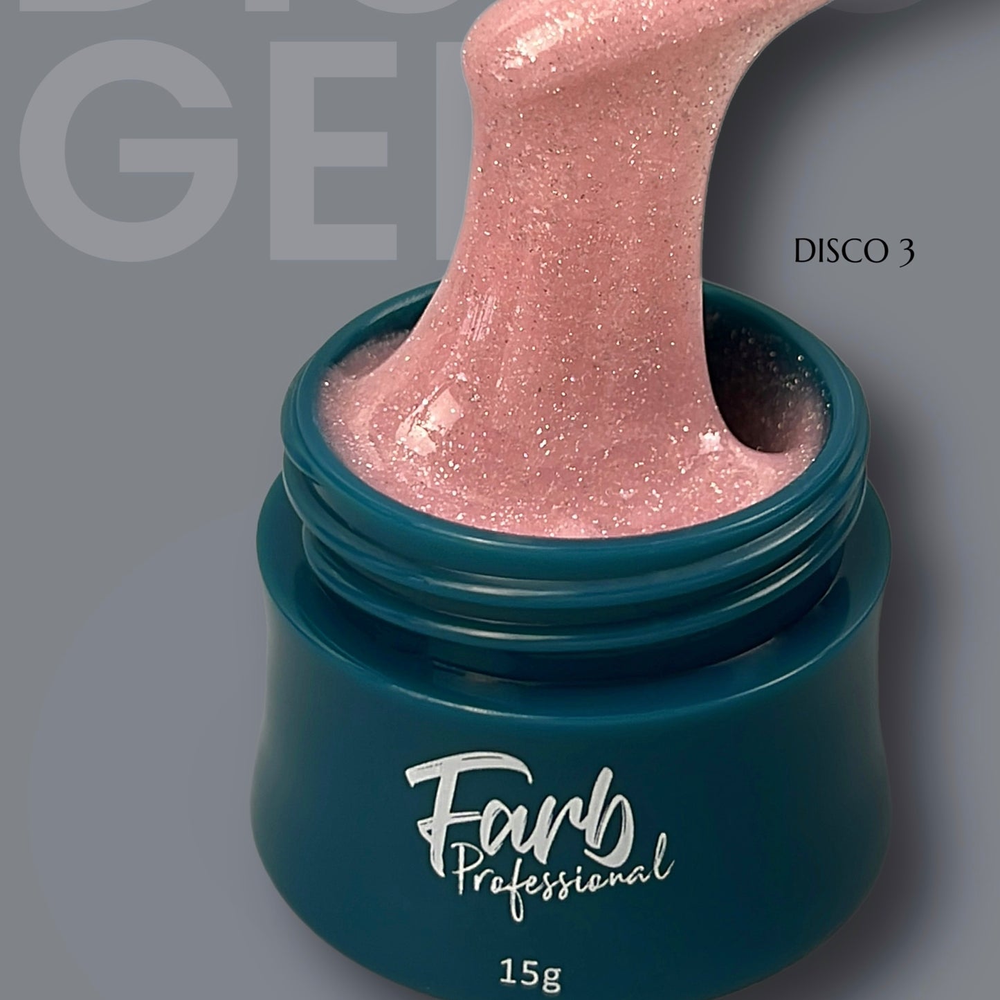 FARB  DISCO FLASH UV GEL, hard (15g), Tone #3