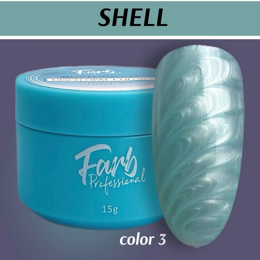 FARB SHELL #3 color  gel, (15ml)