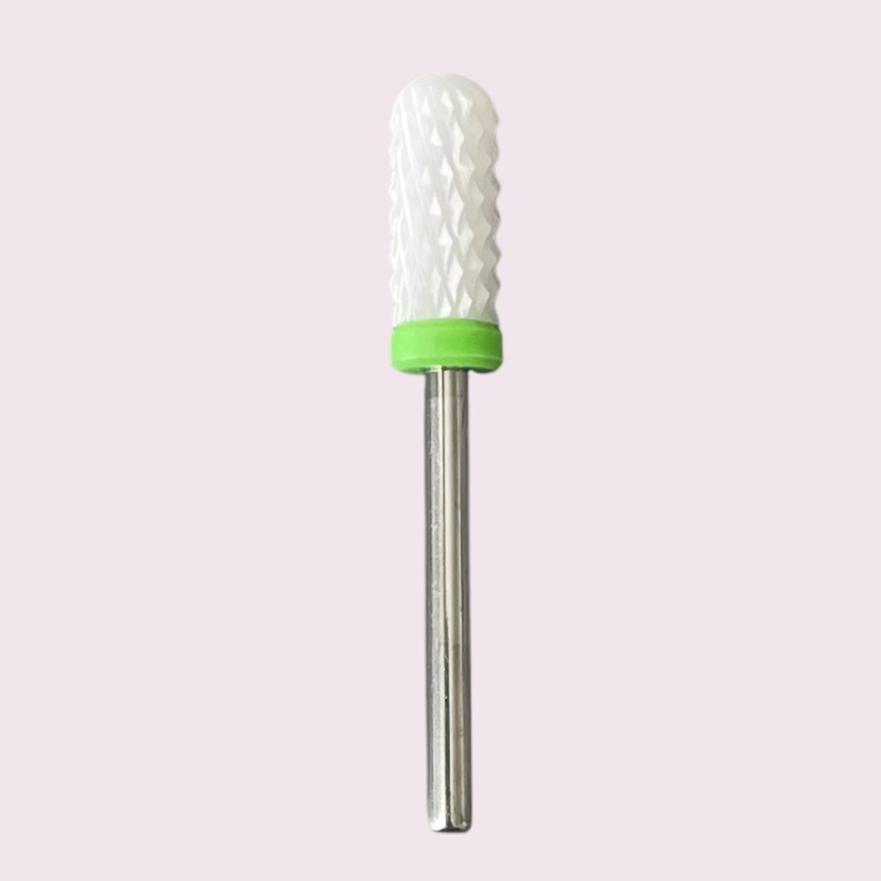 Ceramic Nail Bit for Removal (Cylinder ), Green ,  Right Handed, 1pc