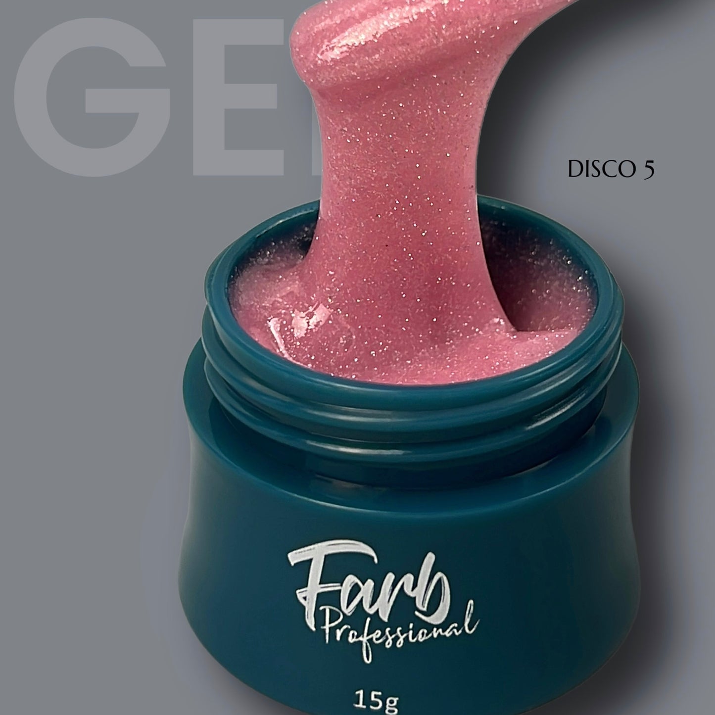 FARB  DISCO FLASH UV GEL, hard (15g), Tone #5