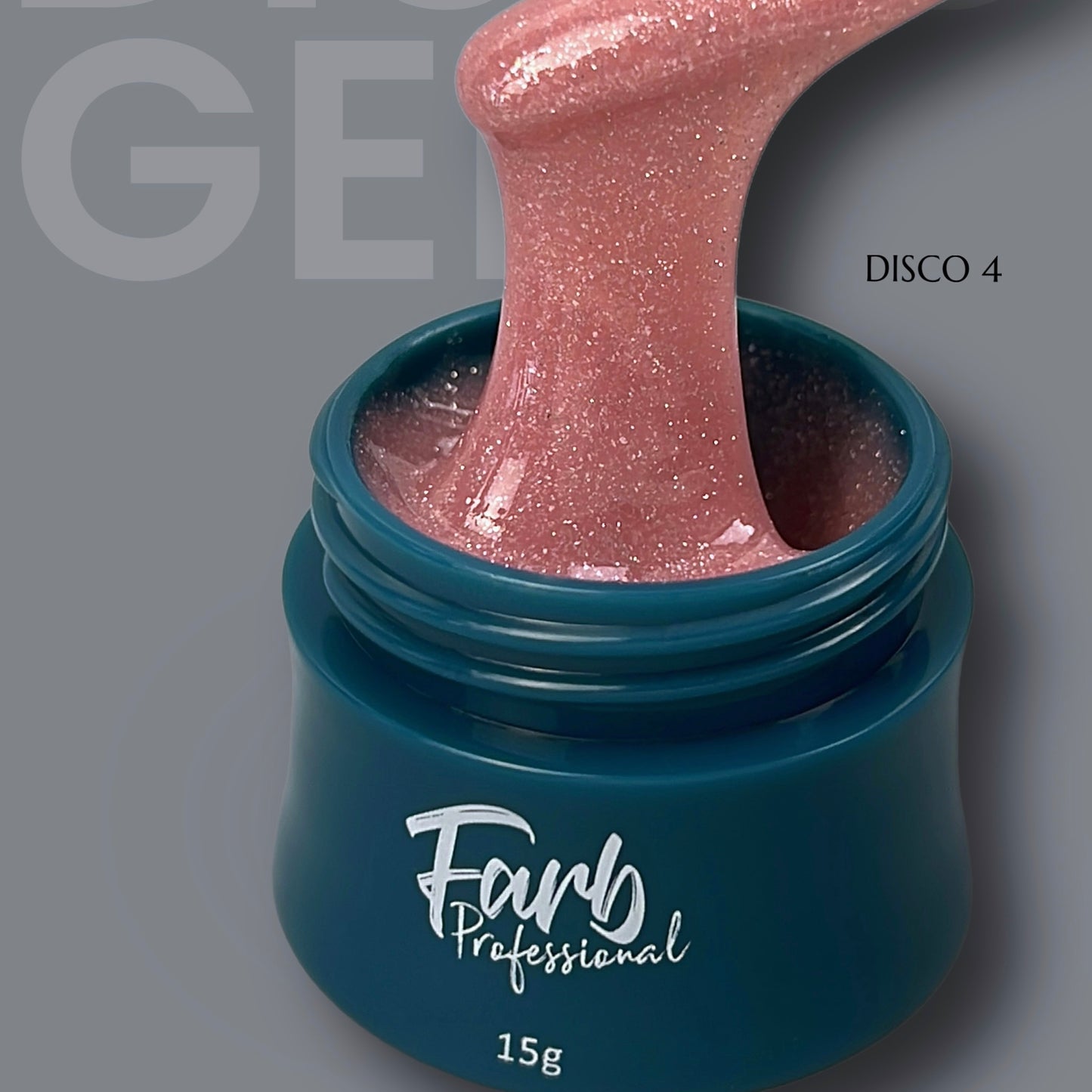 FARB  DISCO FLASH UV GEL, hard (15g), Tone #4