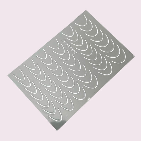 Design French Strips Stickers - METAL