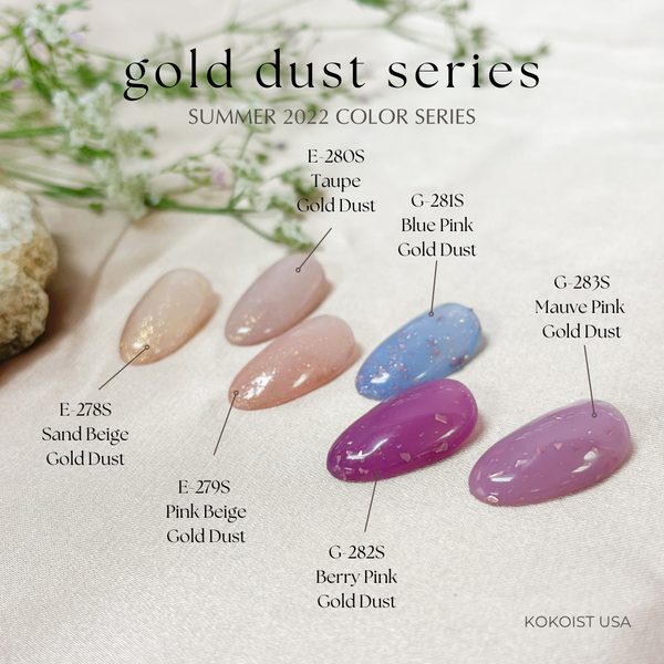 Kokoist G-283S Mauve Pink Gold Dust