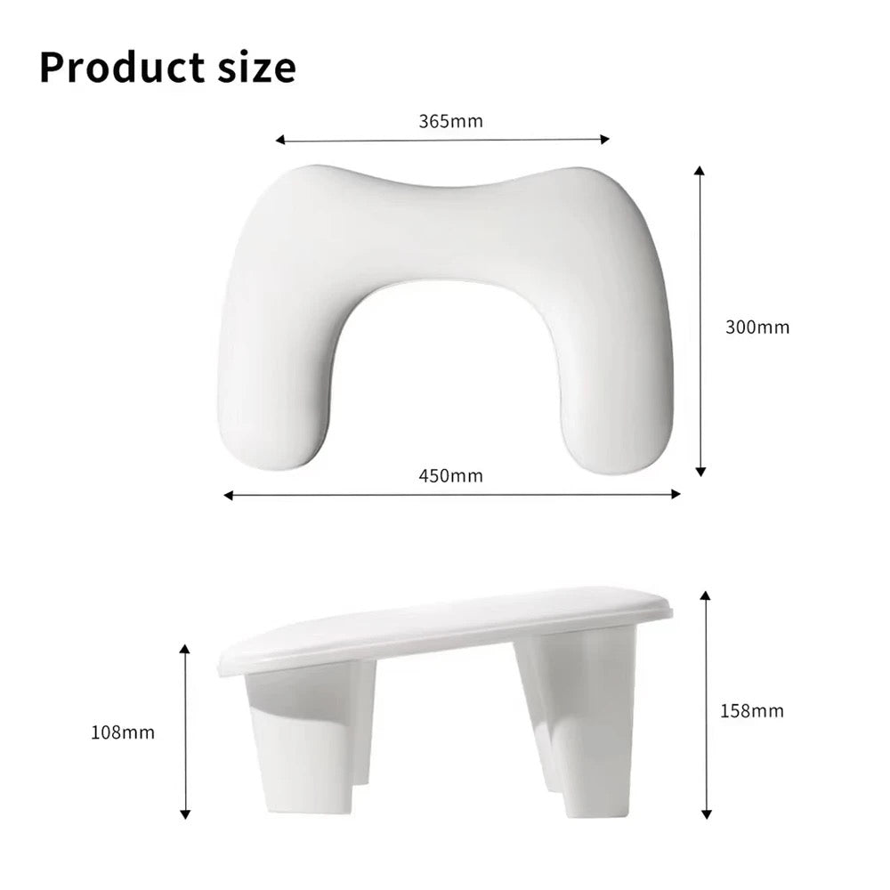 Manicure Nail Stand (Over Lamp) - Matte or Glossy (Butterfly Arm Rest)