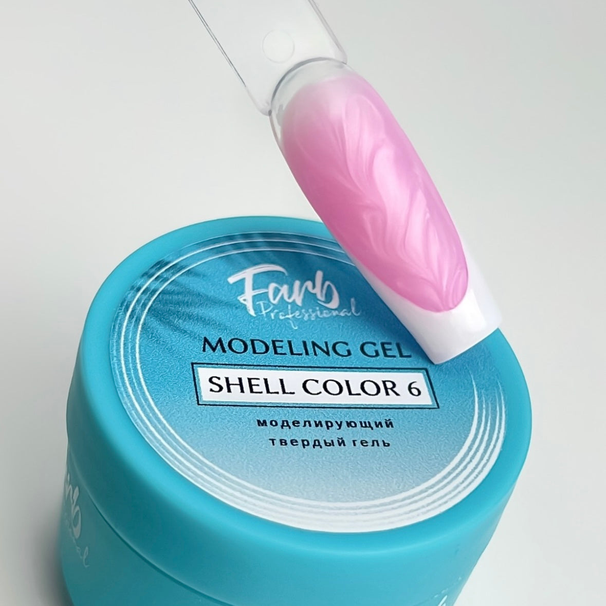 FARB SHELL #6 color  gel, (15ml)