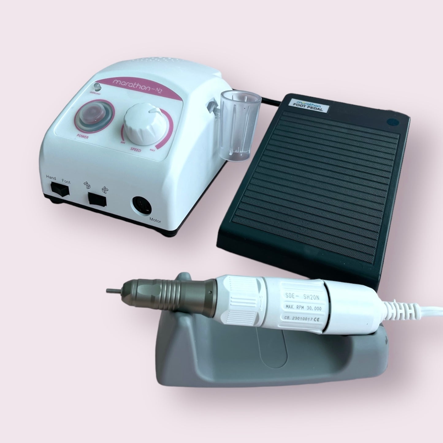 Nail Drill Set Marathon N2 with SH20N handpiece (Made in Korea)