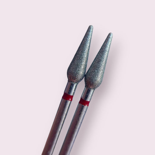 Nail Bit "Drop" 040 Red (1pc,  Belarus)