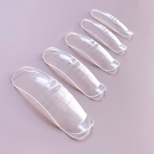 Dual Nail Forms #11  clear for acrygel, polygel, 120pc