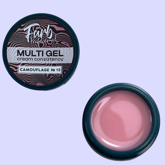 FARB  CAMOUFLAGE MULTI UV GEL (15ml) #15