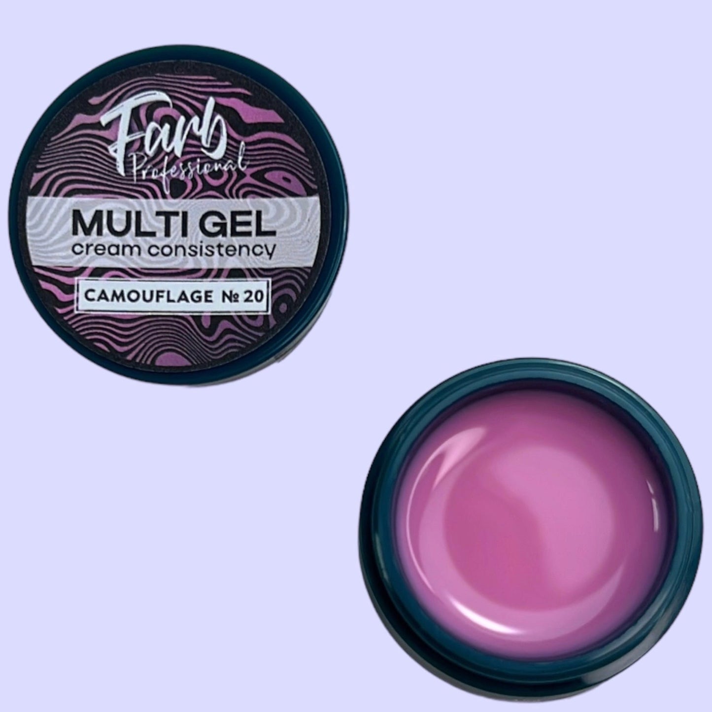 FARB  CAMOUFLAGE MULTI UV GEL (15ml) SET#2