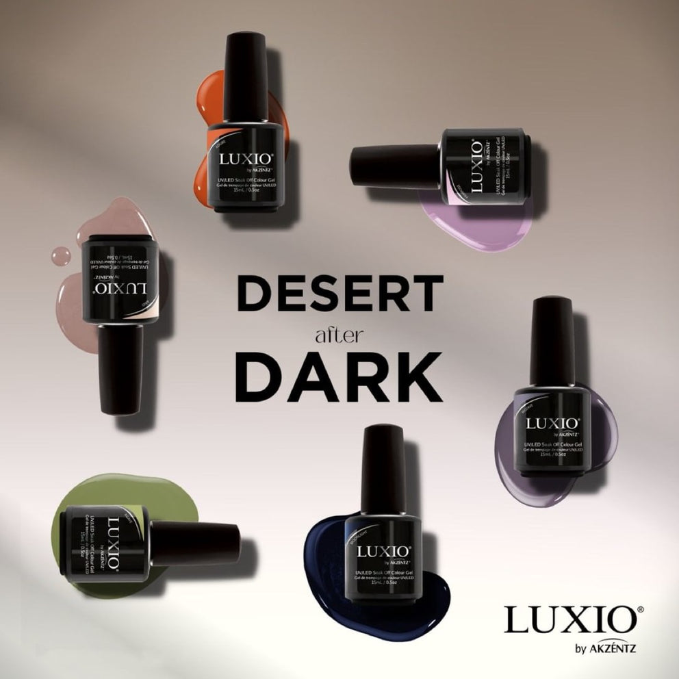 LUXIO by AKZENTZ - NEW! All Full Size (6pc x 15ml ) DESERT AFTER DARK Collection