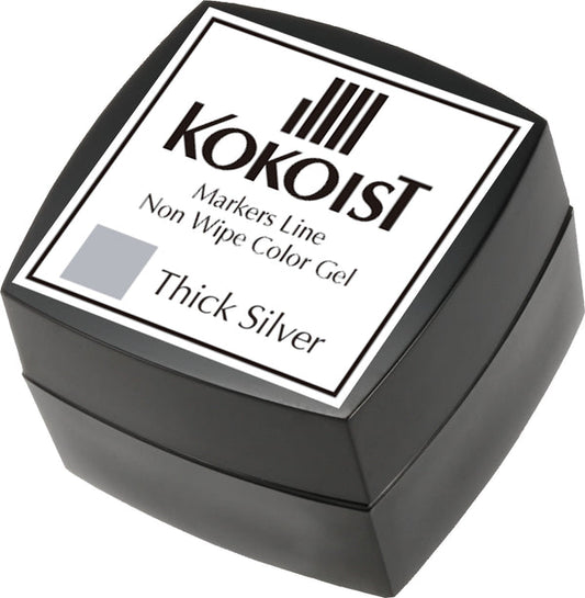 Kokoist Markers Line Non-wipe Color Gel THICK SILVER