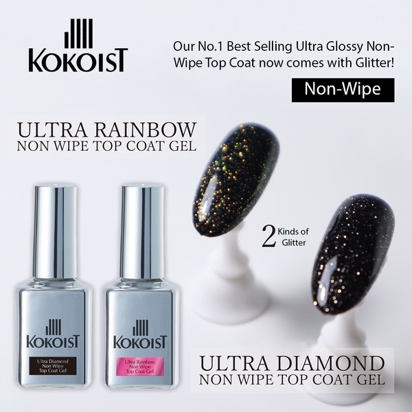 Kokoist Ultra Diamond Non Wipe Top Coat Gel (15ml)