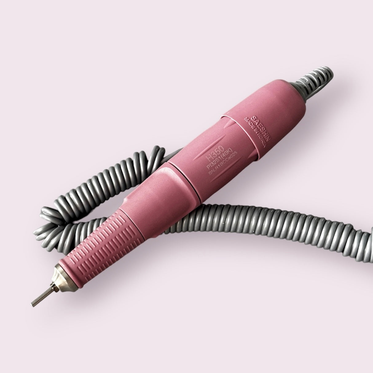 Nail Drill Set BRILLIAN B350+H350 PINK  by STRONG/SAESHIN (New! Made in Korea)