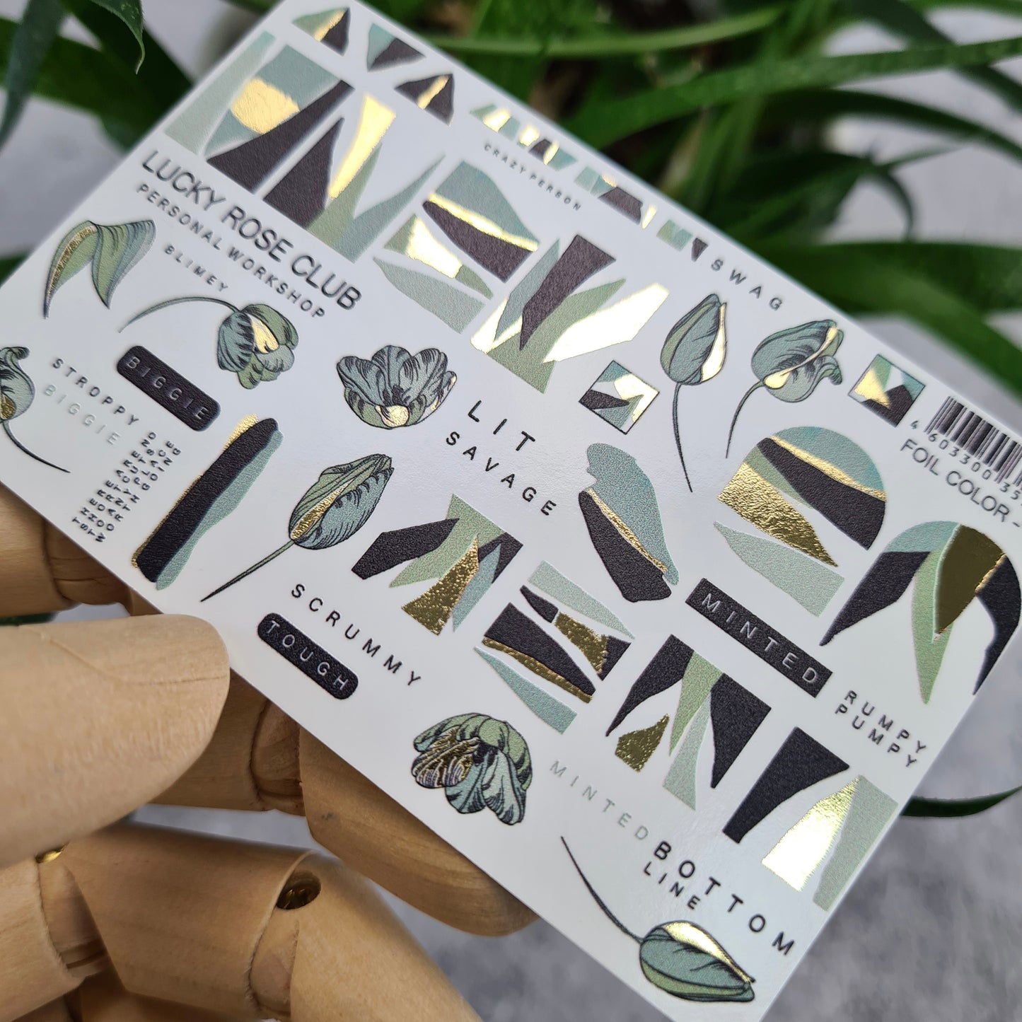 Nail slider foil 105