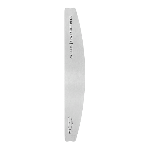 STALEKS PRO EXPERT 40 CRESCENT NAIL FILE METAL Base