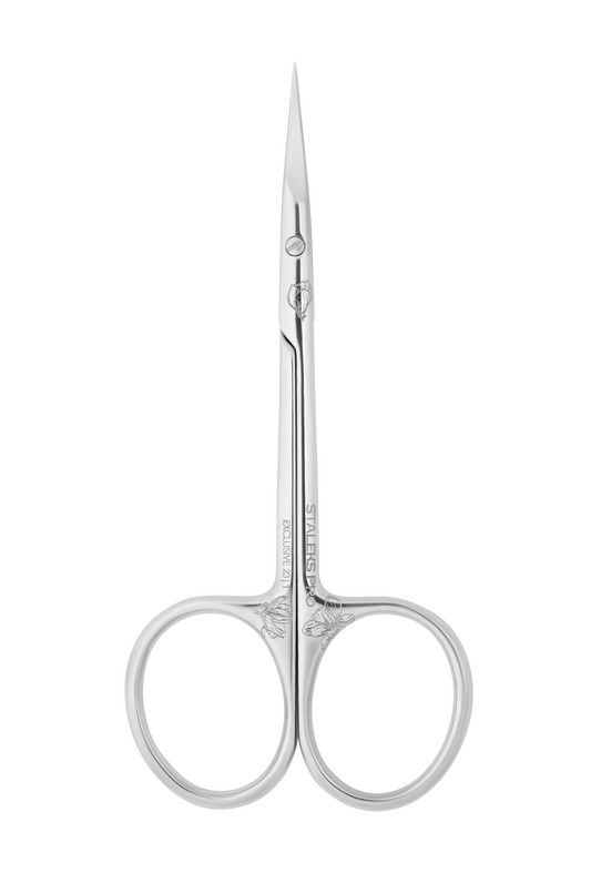 STALEKS PRO EXCLUSIVE SX 23/1m CUTICLE SCISSORS (BLADE 21 MM) "Magnolia"