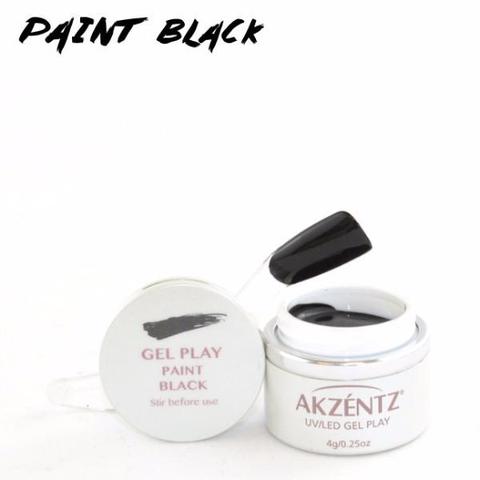 AKZENTZ GEL PLAY - PAINT BLACK