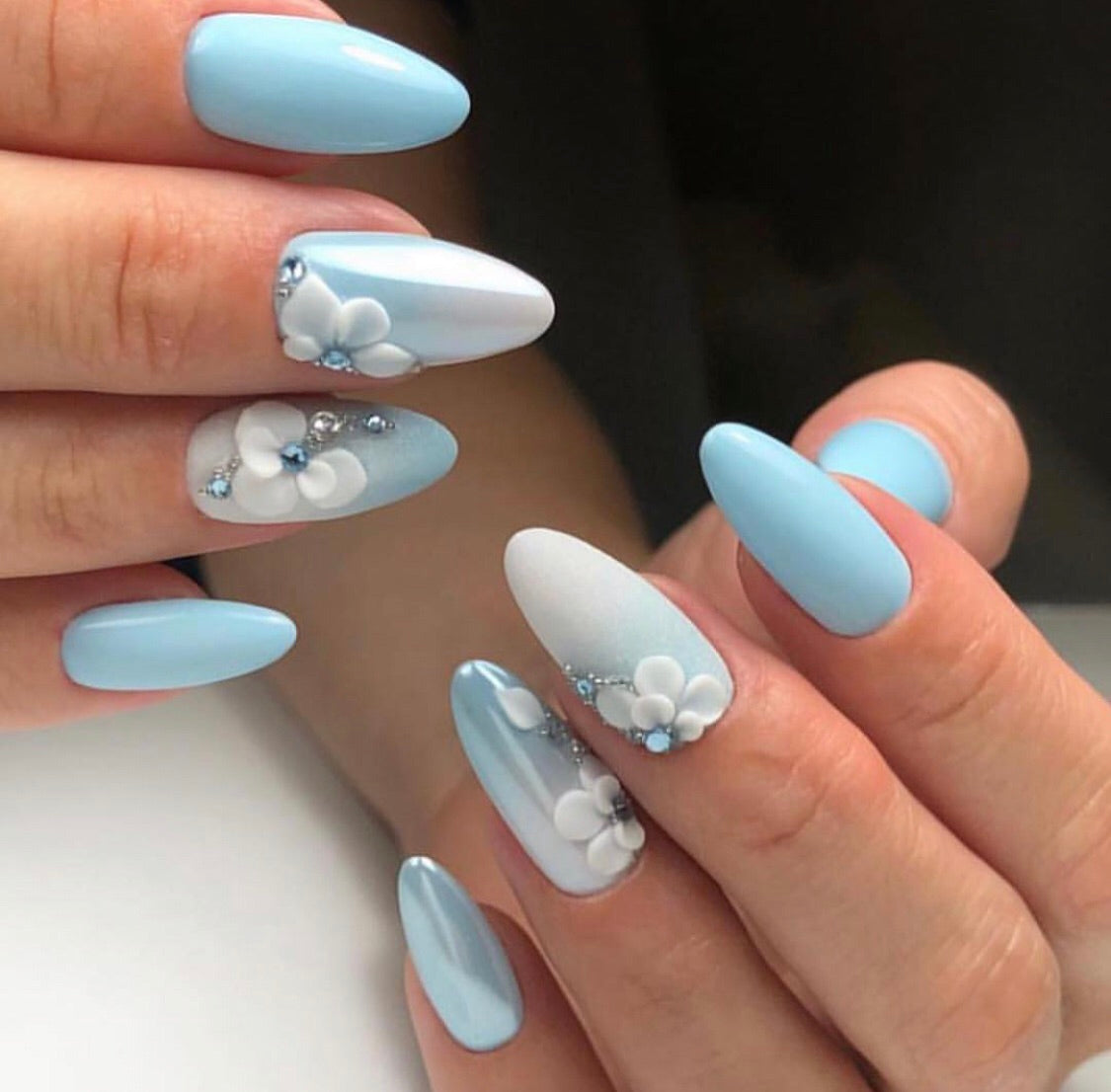 Nail Powder Pearl - Cold Silver Tint