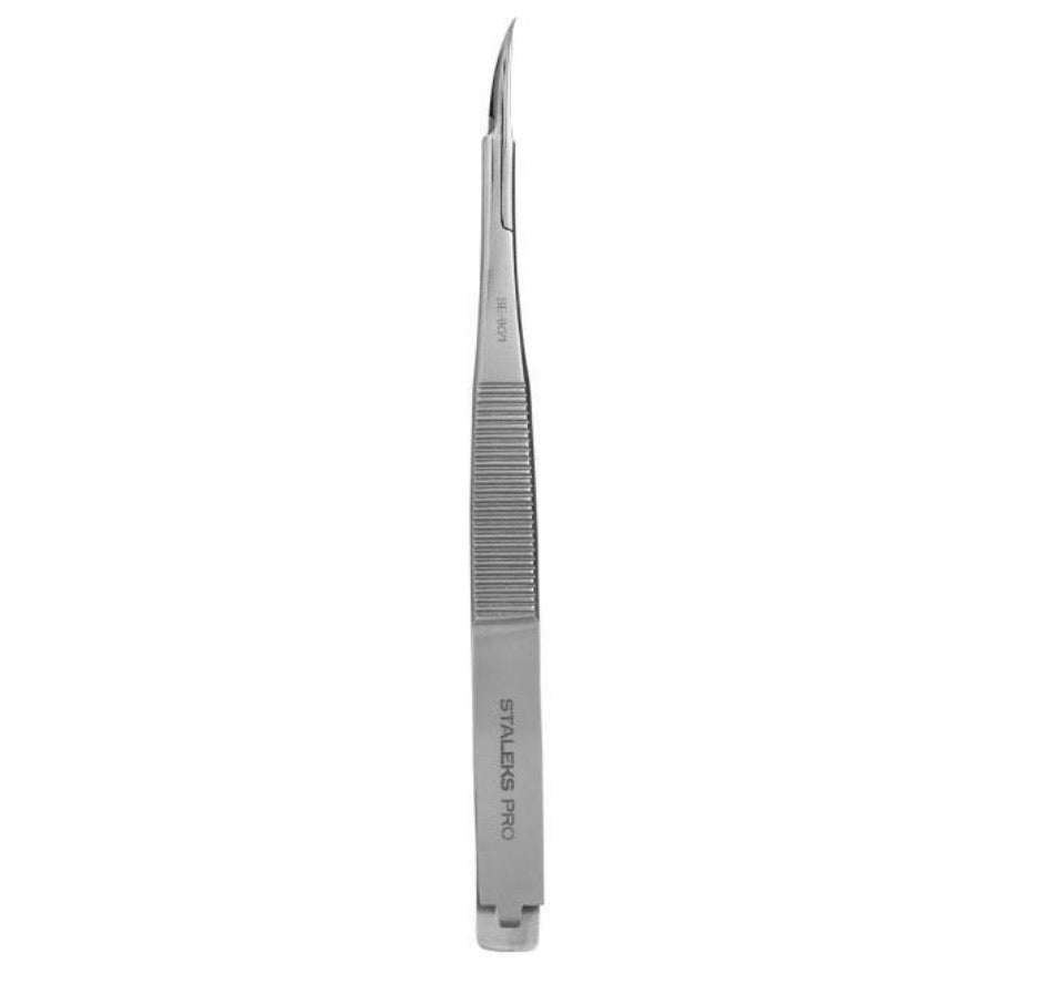 STALEKS PRO EXPERT 90/1 PROFESSIONAL MICRO SCISSORS/TWEEZERS (BLADE WIDTH 15 MM)