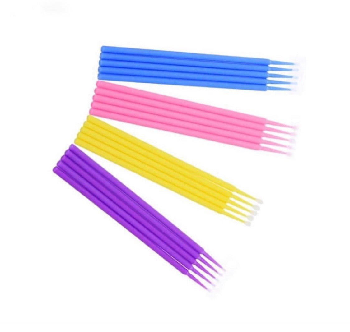 Applicator for Various Liquids, Multicolor (Fine Tip, 100pc)