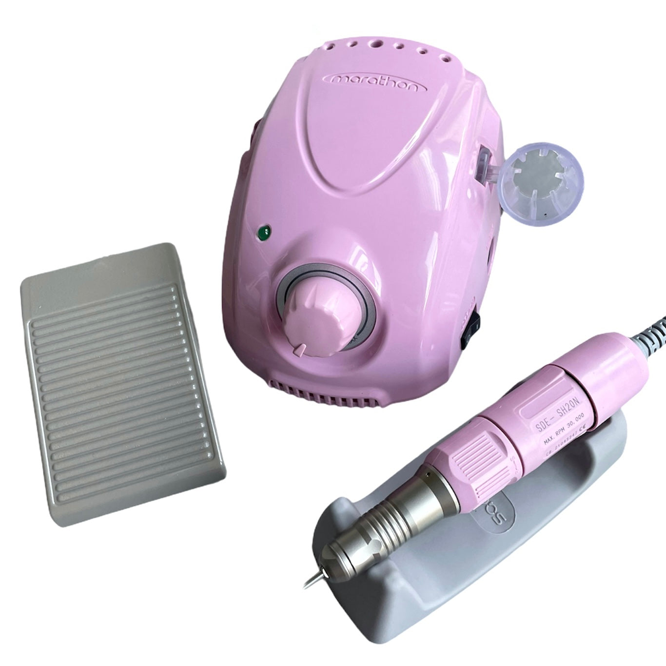 Nail Drill Set Marathon Champion 3 Pink with SH20N handpiece (Made in Korea)