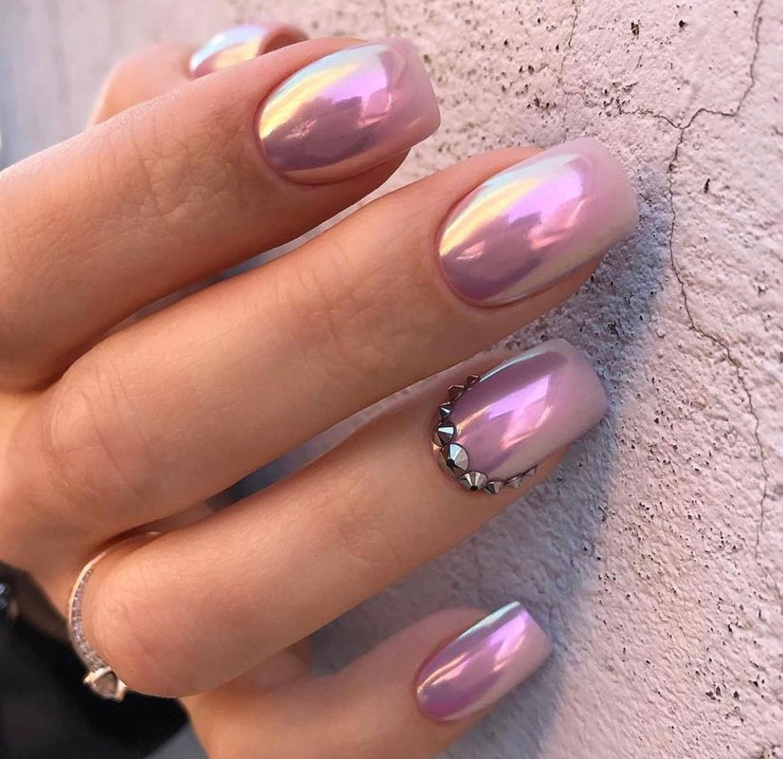 Nail Powder Pearl- Pink Tint