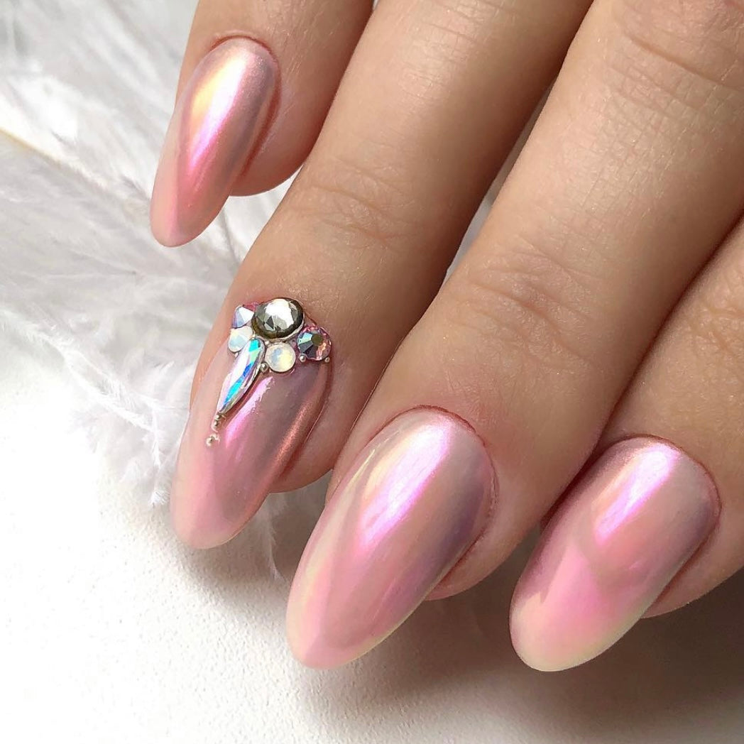 Nail Powder Pearl- Pink Tint