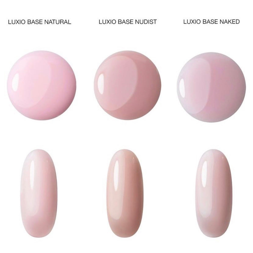 LUXIO -All 3 FULL SIZE (15g) - NAKED BASE COLL: NATURAL, NUDIST, NAKED