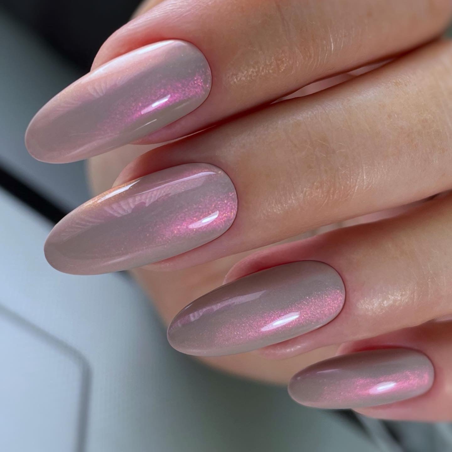 Nail Powder Pearl- Pink Tint