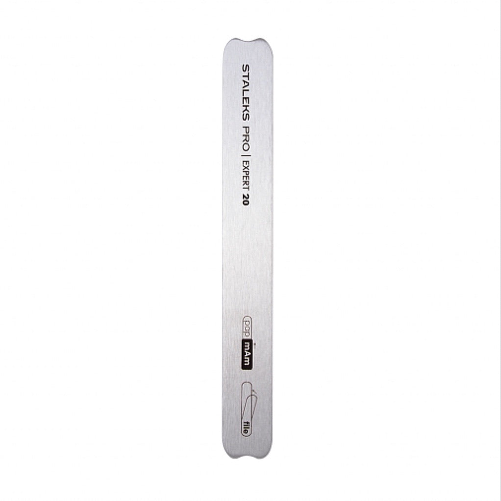 STALEKS PRO EXPERT 20 NAIL FILE, STRAIGHT METAL BASE